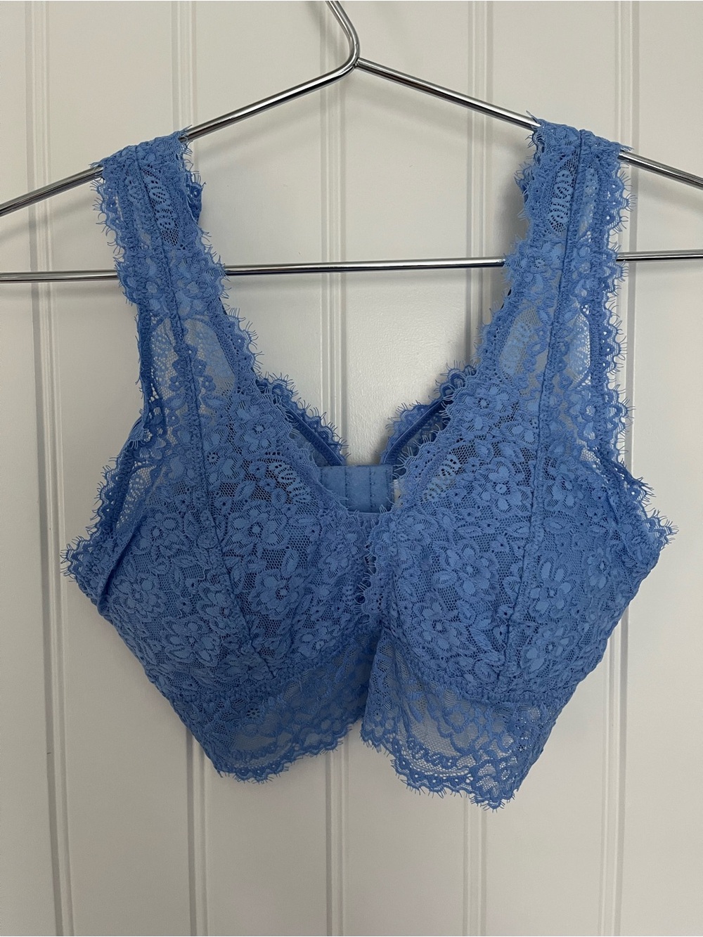 aerie Bralette M Lace Blue